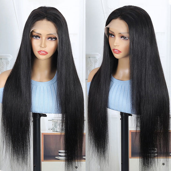HairHive Made of 100% Unprocessed Brazilian Human Virgin Hair Straight Wig 13x4 13x6 Virgin Human Hair Lace Front Wigs Preplucked HD Wigs