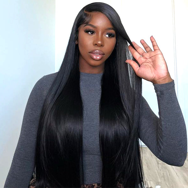 HairHive Made of 100% Unprocessed Brazilian Human Virgin Hair Straight Wig 13x4 13x6 Virgin Human Hair Lace Front Wigs Preplucked HD Wigs