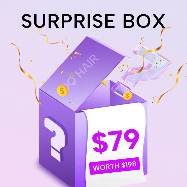 HairHive Mystery Box Glueless Human Hair Wigs With Rock-Bottom Prices Surprise Gift For Women