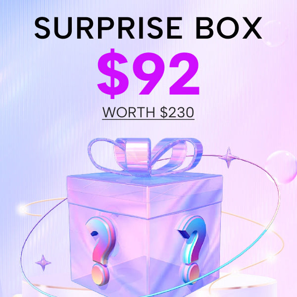 HairHive Mystery Box Glueless Human Hair Wigs With Rock-Bottom Prices Surprise Gift For Women