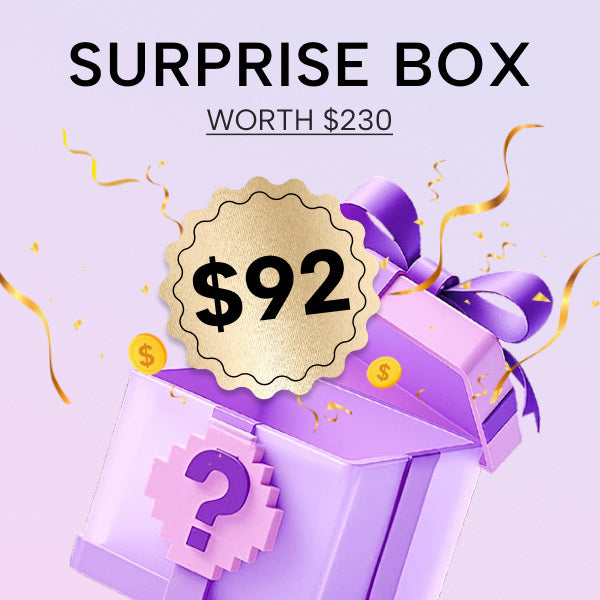 HairHive Mystery Box Glueless Human Hair Wigs With Rock-Bottom Prices Surprise Gift For Women