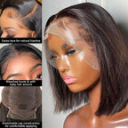 Straight Hair Short Bob Human Hair 13x4 13x6 4x4 HD Lace Frontal Wigs Pre-plucked Natural Hairline