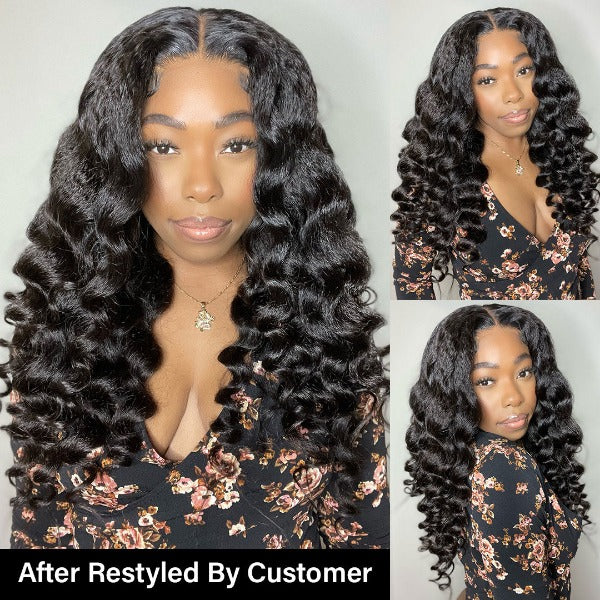 Kinky Straight Wig Preplucked 13x4 13x6 HD Lace Front Wigs Natural Black Brazilian Virgin Human Hair