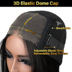 HairHive Pre Bleached Plucked Wear Go Glueless Wigs With Natural Hairline Pre Cut Lace 4x4 Lace Closure Wig