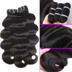 Body Wave Unprocessed Virgin Human Hair Bundles 1/3/4 Pcs Sew In Hair Weaves