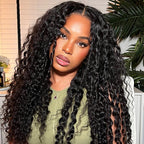 HairHive Deep Wave Wear Go Glueless Wigs 7x5 HD Lace Pre Cut Lace Closure Wigs