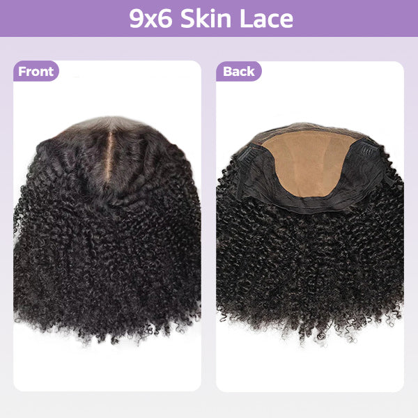 HairHive Kinky Curly Replaceable Zip Lace Tops For Block Wig