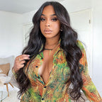 3 In 1 Half Wig | Glueless Install Invisible Body Wave Wear Go Half Wig With Breathable Cap