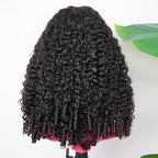 Burmese Curly Glueless Wig Natural Look No Leave Out Easy Install V Part Wig With Elastic Drawstring