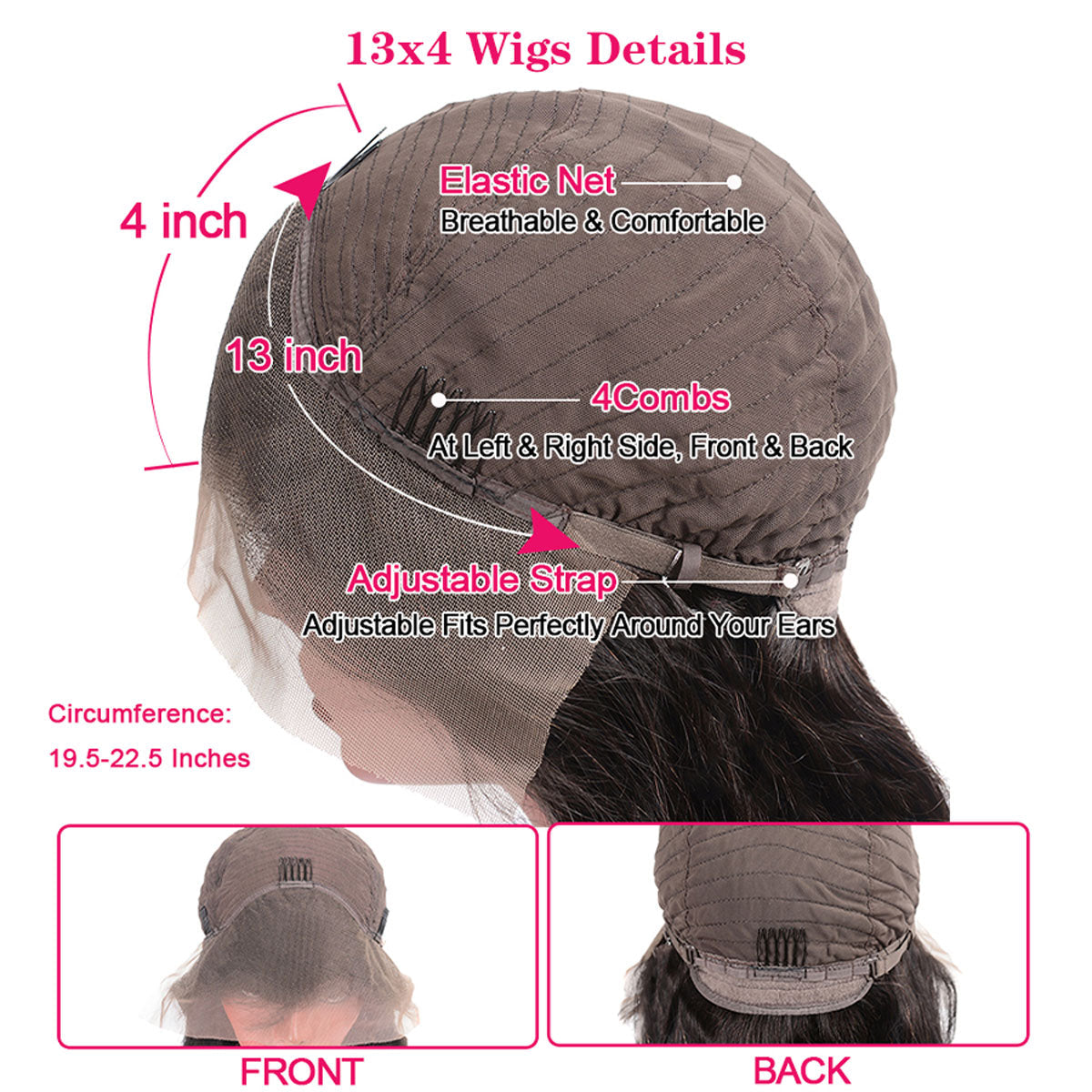 Thick Body Wave Bob Wigs Human Hair 13x4 13x6 4x4 HD Lace Frontal Wigs Natural Black