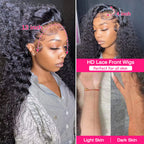 Exclusive Flash | Water Wave 13x6 Lace Frontal Wig Pre-plucked Hairline