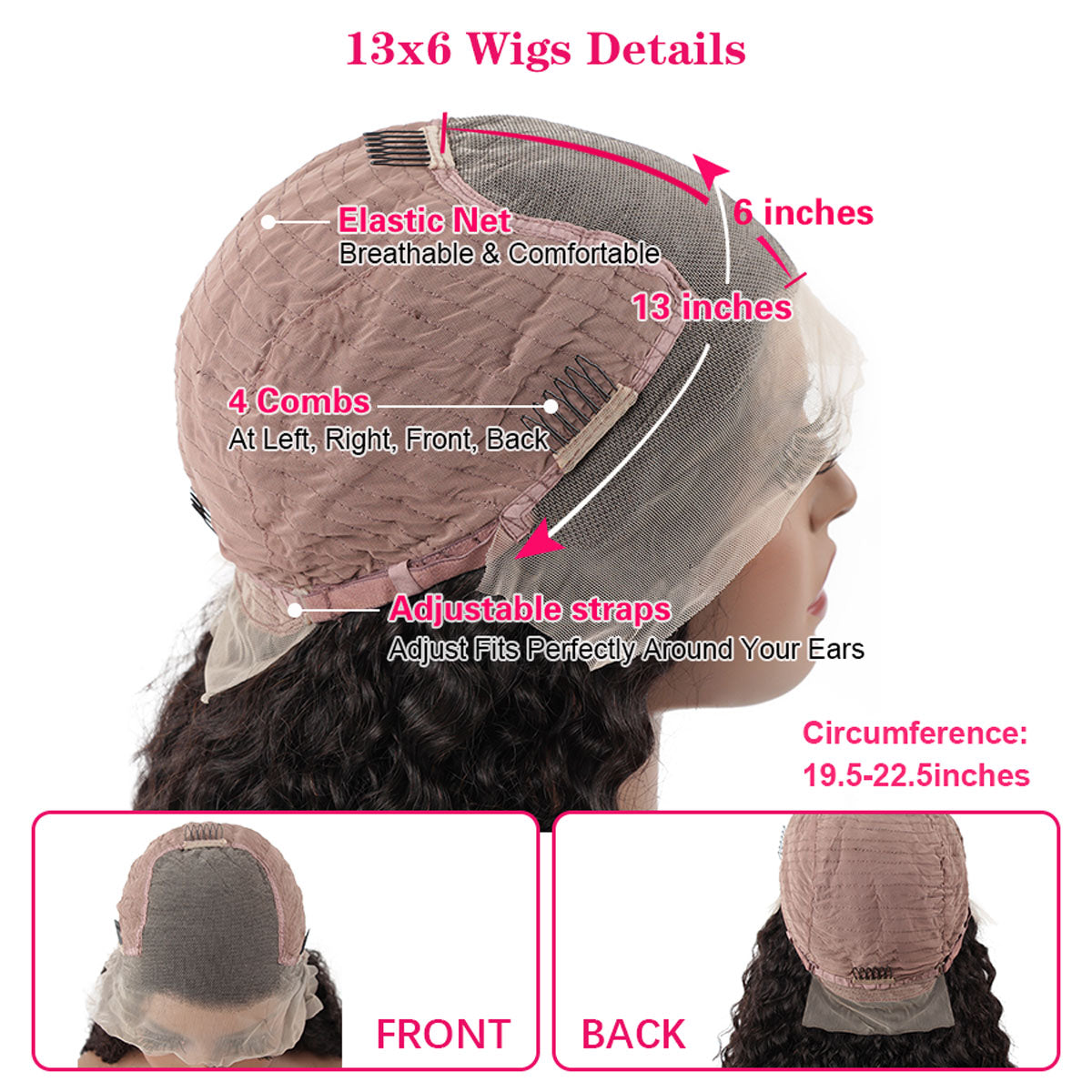 Pre-Plucked Water Wave Short Bob Wigs 13x4 13x6 4x4 HD Lace Frontal Wig 100% Human Hair Wig