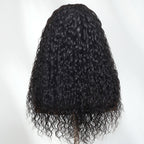 Sunber Blend & Secure Half Water Wave Wig -Glueless Put on and Go Human Hair Drawstring Wig