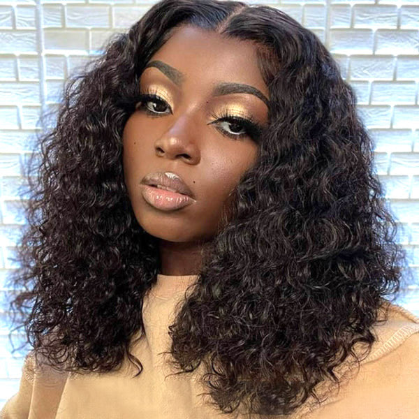 HairHive Wear Go Bob Wig 100% Glueless Pre-cut 7x5 HD Lace Wigs Preplucked With Natural Hairline Human Hair Wigs