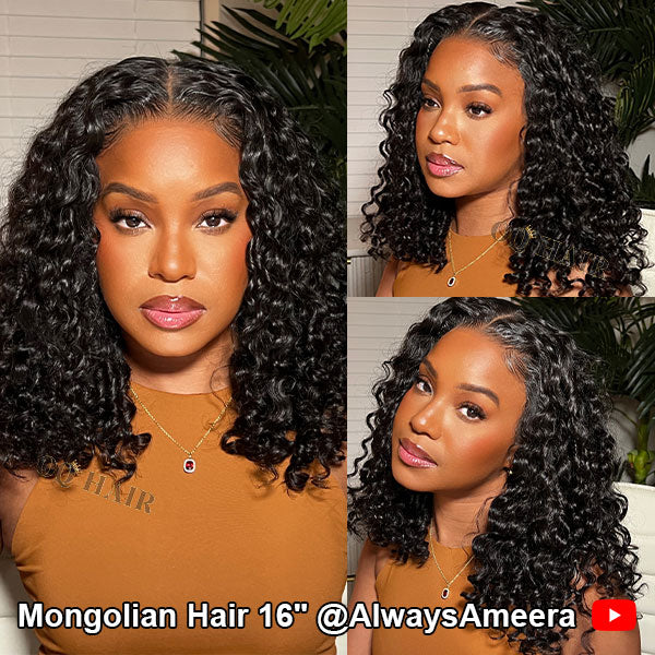 HairHive Wear Go Bob Wig 100% Glueless Pre-cut 7x5 HD Lace Wigs Preplucked With Natural Hairline Human Hair Wigs