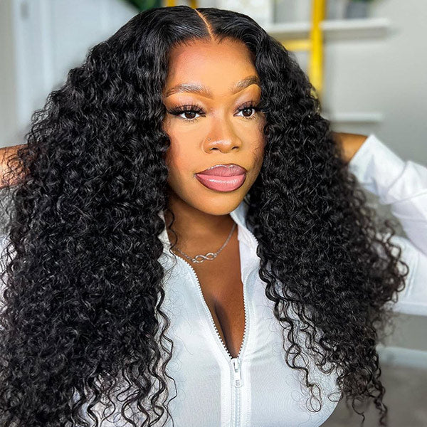 Exclusive Flash | Water Wave 13x6 Lace Frontal Wig Pre-plucked Hairline