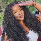 HairHive Burmese Curly Glueless Wig Bleached Knots Pre-cut 7x5 9x6 HD Lace Wear Go Wigs With Elastic Drawstring