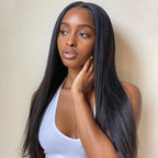 3 In 1 Half Wig | Natural Look Invisible Straight Wear Go Half Wig For Versatile Styling