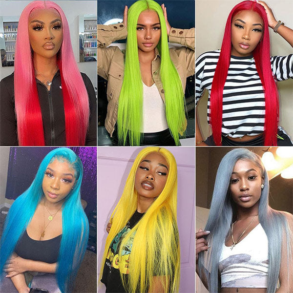 613 Blonde Straight Human Hair Lace Front Wigs 13x4 Invisible Skin Melt Lace Closure Wigs with Baby Hair