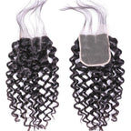 100% Virgin Human Hair 4x4 5x5 Swiss Lace Closure 6 Hair Texture Natural Black