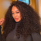 3 In 1 Half Wig | Glueless Invisible Water Wave Wear Go Half Wig Flip Over Human Hair Wig