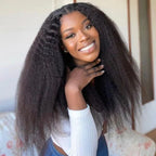 HairHive Wear Go Wigs Undetectable 13x6 HD Lace Front Wigs With Elastic Drawstring Glueless Human Hair Wigs Natural Look Beginner Friendly For Women