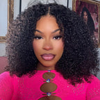 HairHive M-Cap Afro Curly Wear Go Glueless Wigs Bleached Single Knots Pre Cut 9x6 HD Lace  Wig