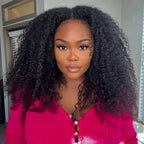 HairHive M-Cap Afro Curly Wear Go Glueless Wigs Bleached Single Knots Pre Cut 9x6 HD Lace  Wig