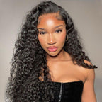 HairHive Kinky Curly Pre Bleached Pre Cut Wear Go Glueless Wig Tiny Knots
