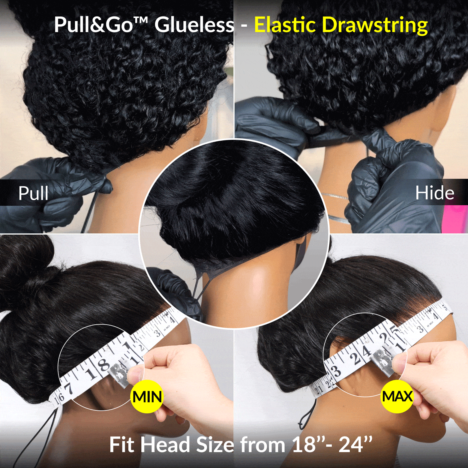 Sunber Afro Kinky Curly Reddish Brown 180% Density 13x4 Pre-Cut Lace Frontal Wig With Invisi Drawstring