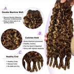 Burmese Curly Highlight 4/27 Color Unprocessed Virgin Human Hair Bundles 1/3/4 Pcs