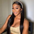 3 In 1 Half Wig | Natural Look Invisible Straight Wear Go Half Wig For Versatile Styling