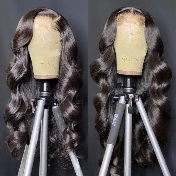 HairHive Body Wave Skin Melt HD Lace Wigs 13x4 HD Lace Front Wig Preplucked with Natural Hairline