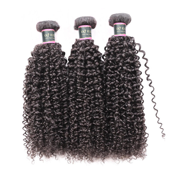 Kinky Curly Unprocessed Virgin Human Hair Bundles 1/3/4 Pcs