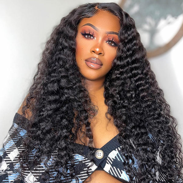 CLEARANCE | Deep Wave Wig Pre-cut 9x6 Lace Wear Go Glueless Wig