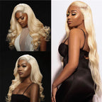 Body Wave 613 Blonde Color Bundles with 13x4 Lace Frontal Human Virgin Hair Pack