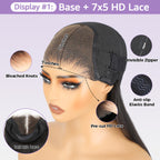 HairHive Kinky Curly Replaceable Zip Lace Tops For Block Wig
