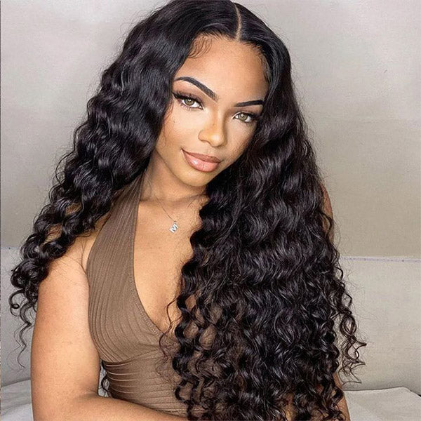 CLEARANCE | Loose Deep 13x4 Lace Frontal Wig Pre-plucked Hairline