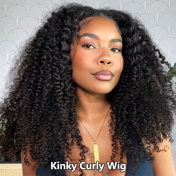 HairHive Pre Cut Lace Wear Go Glueless Wigs 4x4 Lace Closure Wigs PrePlucked With Human Hair