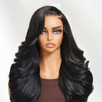 Sunber 200% Density Effortlessly Feathered Hairstyles 7x5 Pre Cut Lace Wig With Layered Haircuts