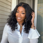 HairHive Wand Curl Wear Go Glueless Wig 7x5 HD Lace Pre Cut Lace 100% Glueless Wig Preplucked with Natural Hairline