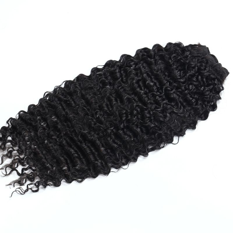 Sunber 3 Pcs/Pack Natural Black Color Indian Infinity Deep Curly Human Virgin Hair 3 Bundles