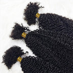 Unprocessed Afro Curly Bulk Human Hair Knotless Human Braiding Hair No Weft 1/3/5 Packs