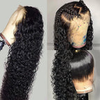 360 Lace Frontal Wigs Brazilian Deep Curly Human Hair Wigs Preplucked with Baby Hair