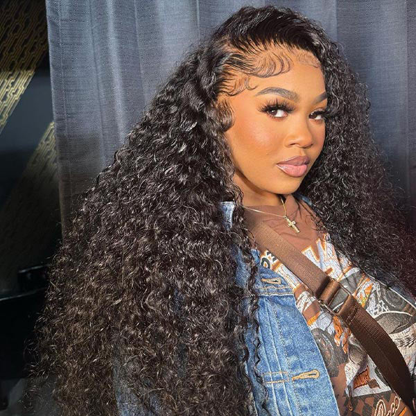 CLEARANCE |  Water Wave 13x4 HD Lace Frontal Wigs Pre-plucked Wet And Wavy Brazilian Human Hair Wigs
