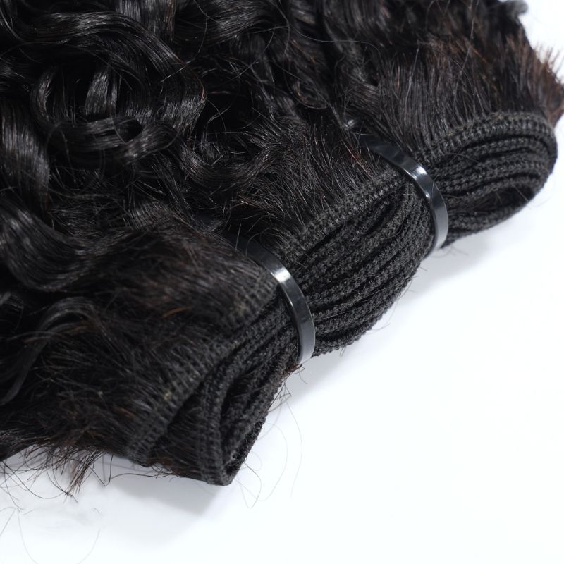 Sunber 3 Pcs/Pack Natural Black Color Indian Infinity Deep Curly Human Virgin Hair 3 Bundles