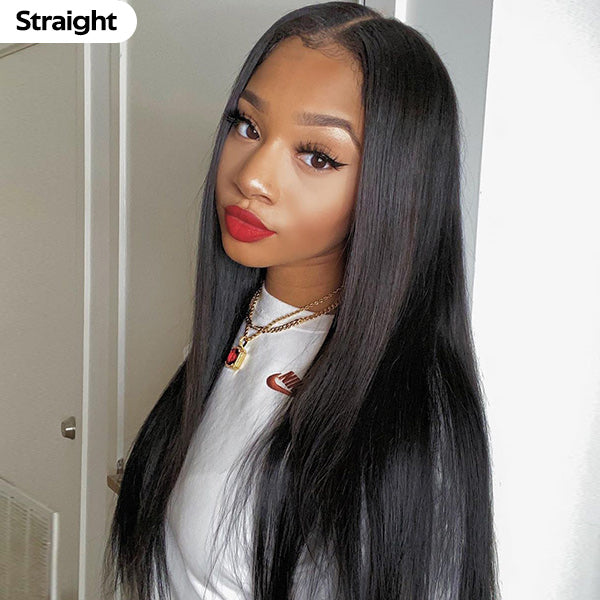 HairHive Straight Wavy Curly Pre-cut 7x5 HD Lace Wear Go Glueless Wig Bleached Invisible Knots Beginner Friendly