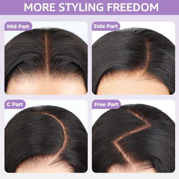 Subscribers-Only M-Cap Pre-Cut 9x6 HD Lace Kinky Curly Wear Go Wig Bleached Tiny Knots 100% Glueless Wig