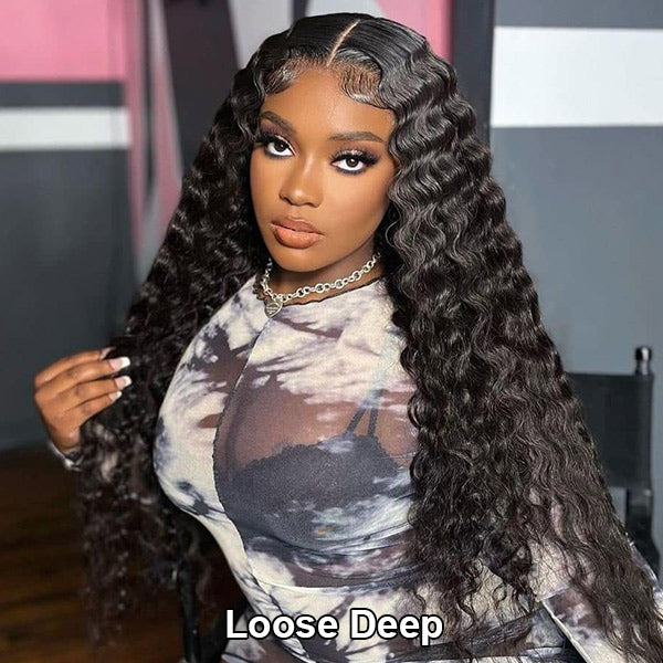 BOGO Long 26inches-32inches Straight/Wavy/Curly Wear Go Wig Various Styles Pre-cut 7x5 HD Lace Wig