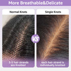 24h Shipping |  Water Wave Bleached Knots Wear Go Glueless Wig Pre-cut 7x5 HD Lace Wig